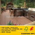 Anti UV Wood Plastic Decking Boards Eco Friendly Exterior Waterproof Fire Retardant Composite Deck